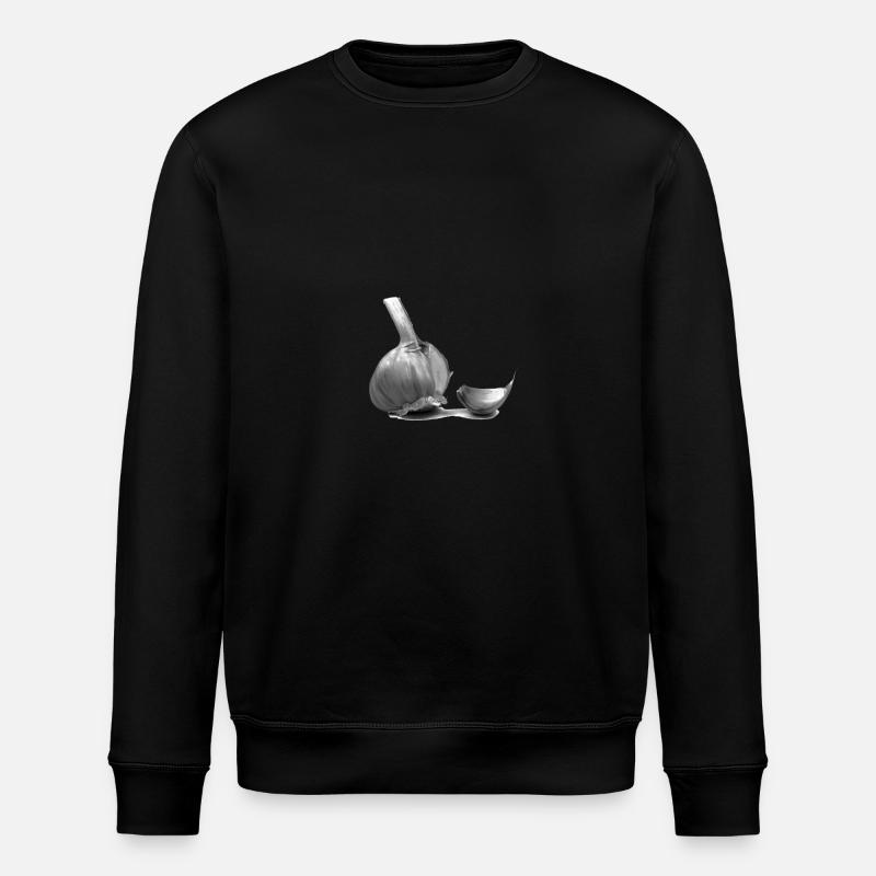 Knoblauch - Stanley/Stella Unisex Bio-Sweatshirt ROLLER - Schwarz