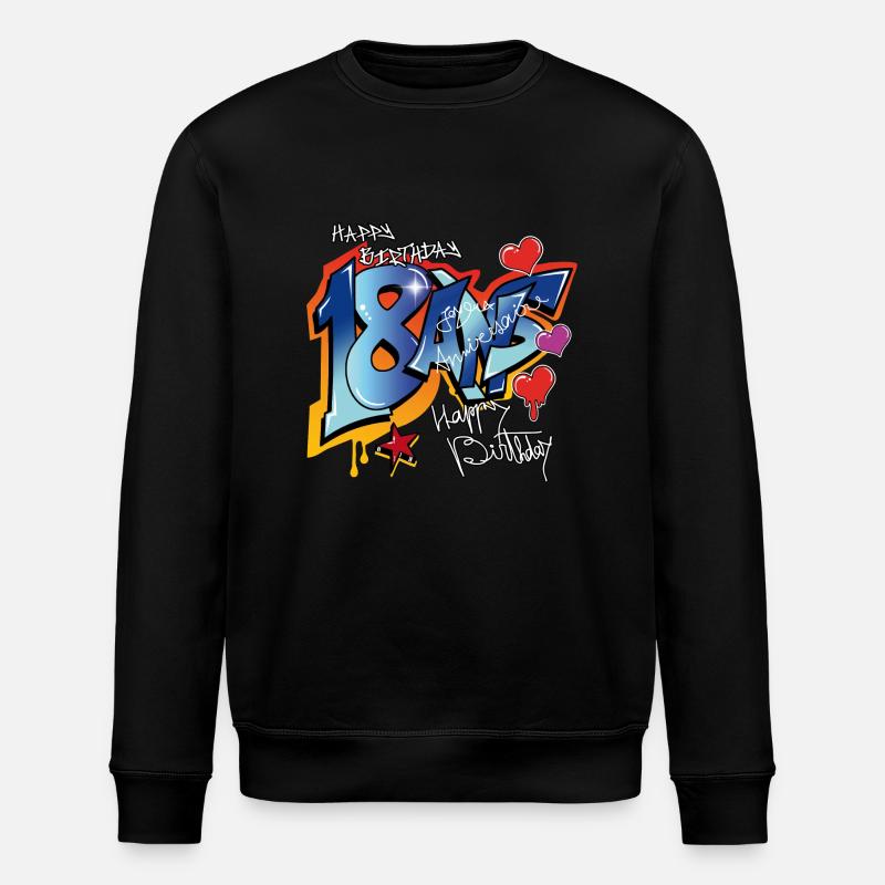 18 ans - Sweat bio ROLLER Stanley/Stella Unisexe - noir