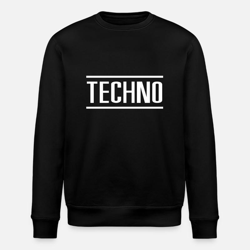 techno - Stanley/Stella ROLLER Unisex Organic Sweatshirt - black