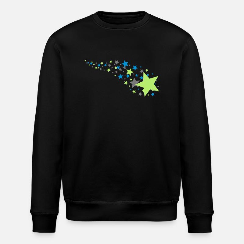 150_sterne - Stanley/Stella ROLLER Unisex Organic Sweatshirt - black