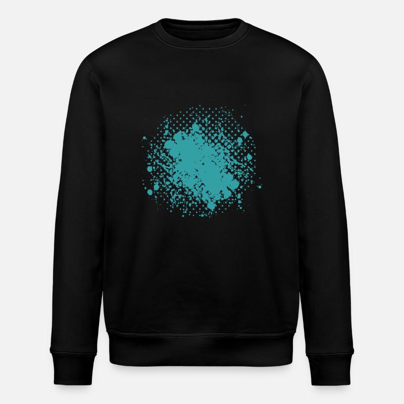 Vector background eu - Stanley/Stella ROLLER Unisex Organic Sweatshirt - black