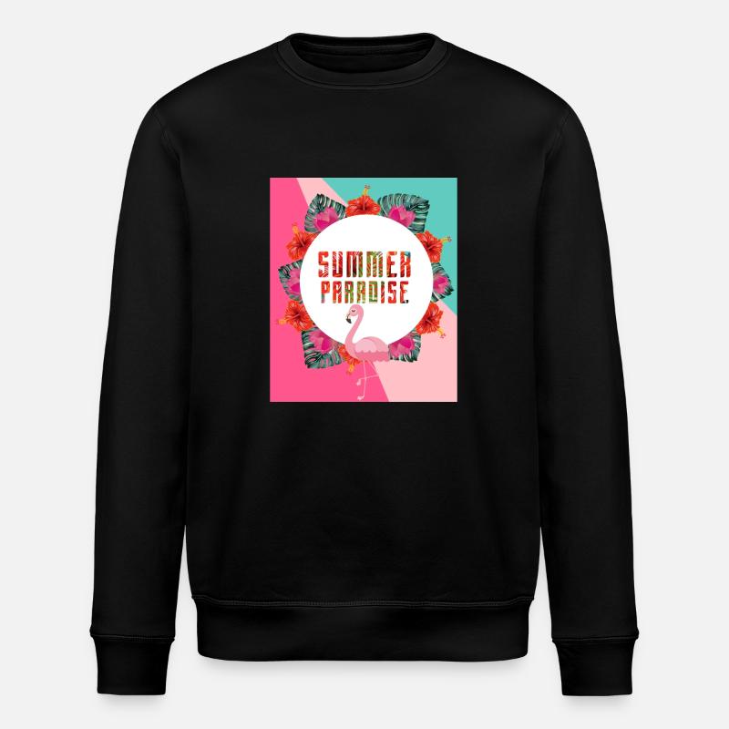 Paradis d'été - Sweat bio ROLLER Stanley/Stella Unisexe - noir