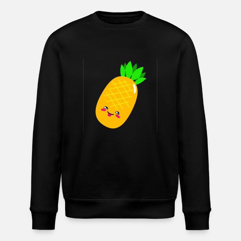 Ananas - Stanley/Stella Unisex Bio-Sweatshirt ROLLER - Schwarz