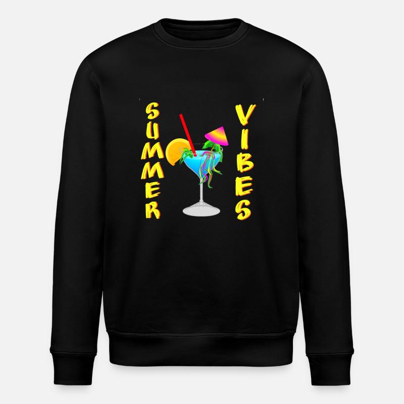 Cocktail Summer Vibes - Stanley/Stella Unisex Bio-Sweatshirt ROLLER - Schwarz