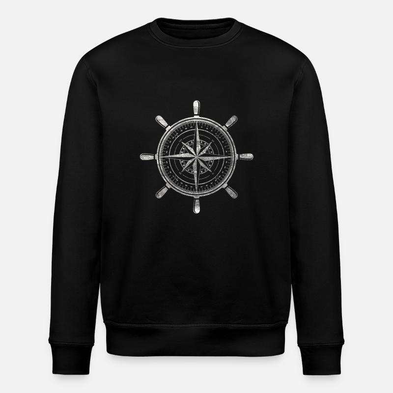Boussole, grunge - Sweat bio ROLLER Stanley/Stella Unisexe - noir