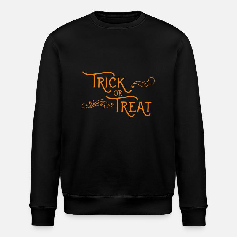 Halloween truc ou traitement - Sweat bio ROLLER Stanley/Stella Unisexe - noir