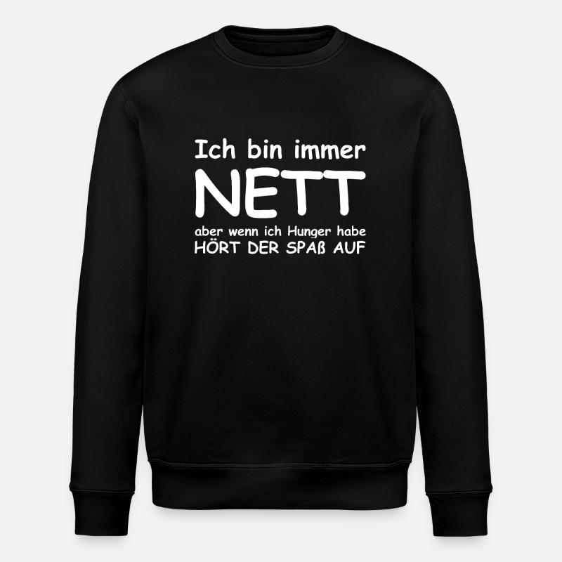 lustiger Spruch - Stanley/Stella Unisex Bio-Sweatshirt ROLLER - Schwarz