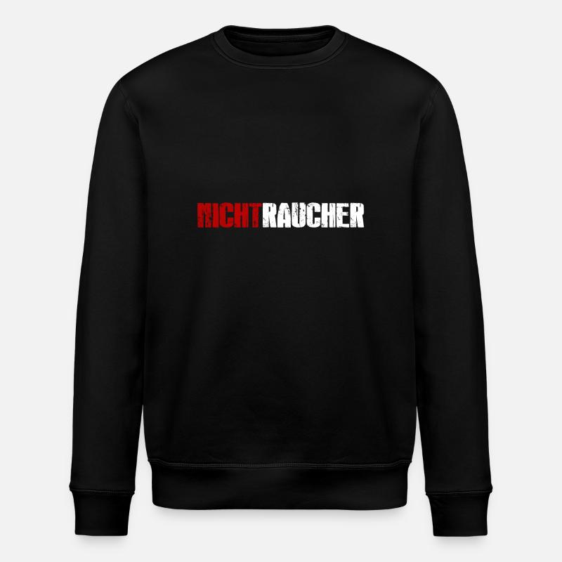 Nichtraucher - Stanley/Stella Unisex Bio-Sweatshirt ROLLER - Schwarz