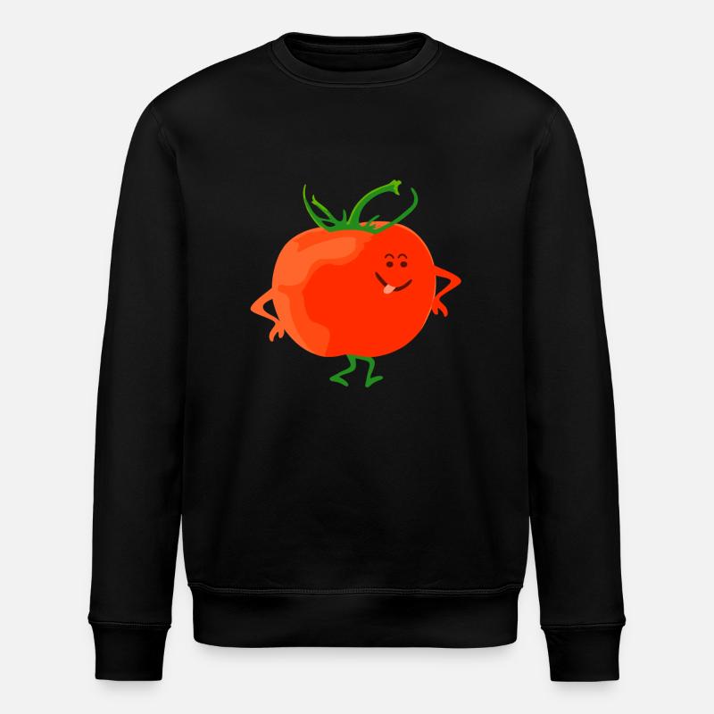 Tomato - Stanley/Stella ROLLER Unisex Organic Sweatshirt - black