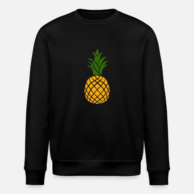 Ananas - Stanley/Stella Unisex Bio-Sweatshirt ROLLER - Schwarz