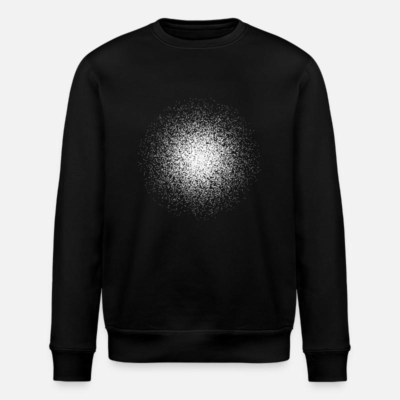 Point cloud white - Stanley/Stella ROLLER Unisex Organic Sweatshirt - black