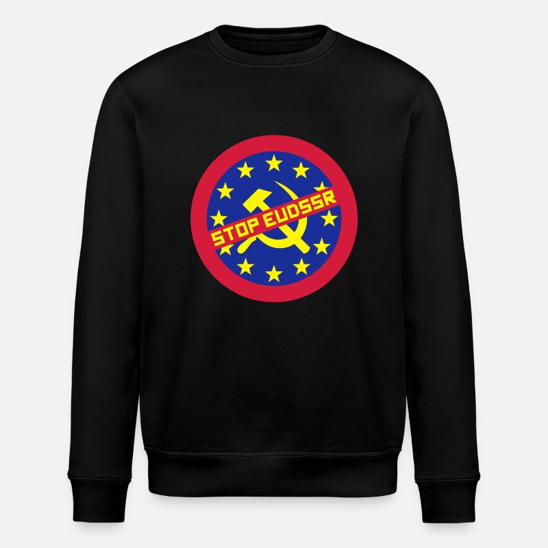 Stop EUdSSR - Stanley/Stella Unisex Bio-Sweatshirt ROLLER - Schwarz