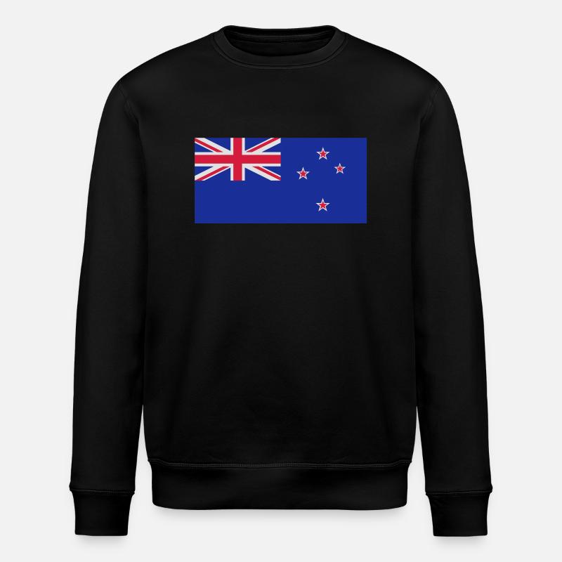 Neuseeland - Stanley/Stella Unisex Bio-Sweatshirt ROLLER - Schwarz