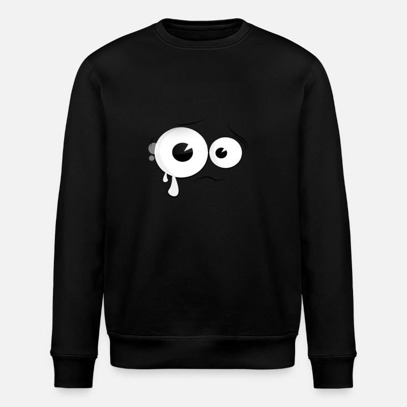 Crying Face - Sweat bio ROLLER Stanley/Stella Unisexe - noir