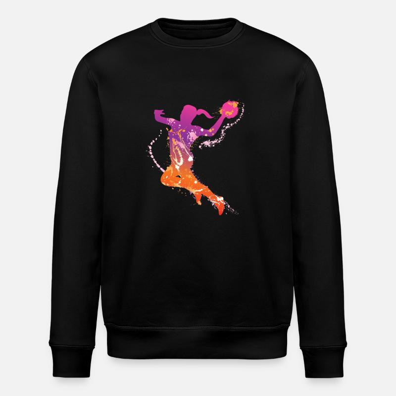 handball female de - Stanley/Stella Unisex Bio-Sweatshirt ROLLER - Schwarz