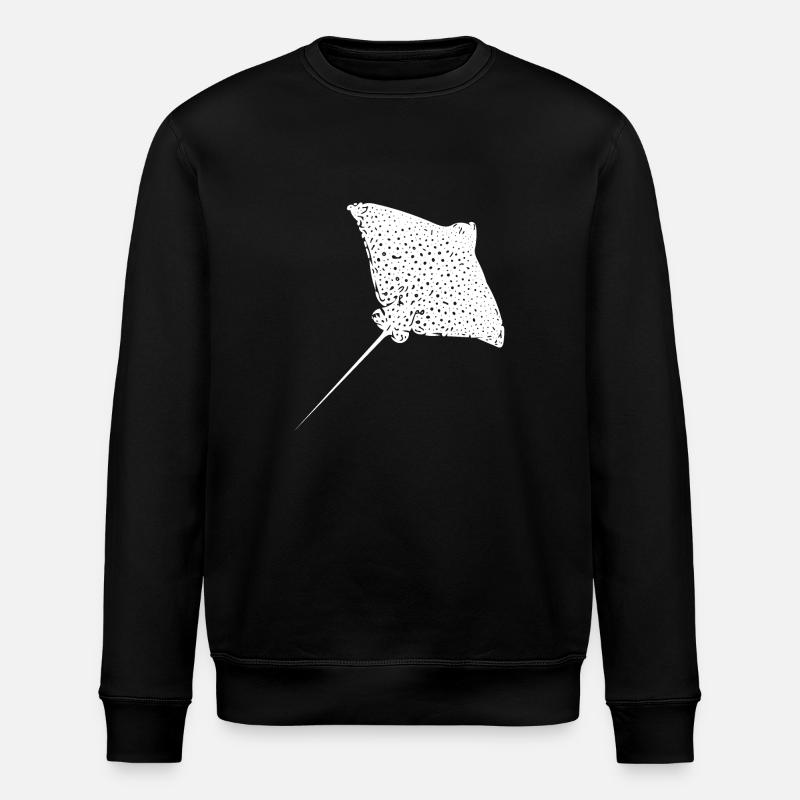 Eagle rays - Stanley/Stella ROLLER Unisex Organic Sweatshirt - black