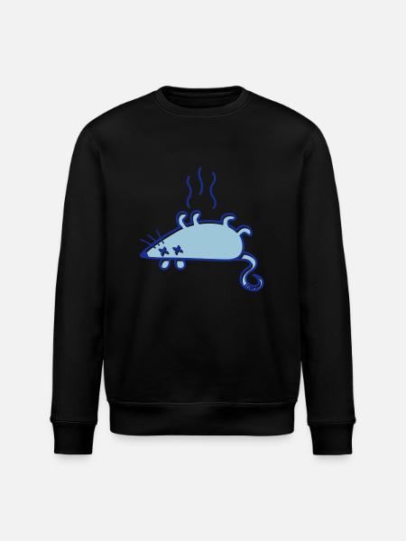 A dead mouse - Stanley/Stella ROLLER Unisex Organic Sweatshirt - black