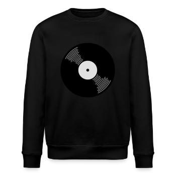 Vinyl - Stanley/Stella Unisex Bio-Sweatshirt ROLLER - Schwarz - Vorne - Nik (191cm)