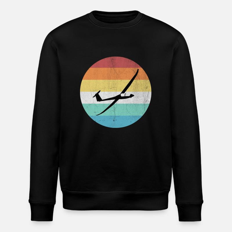 Segelfliegen - Stanley/Stella Unisex Bio-Sweatshirt ROLLER - Schwarz