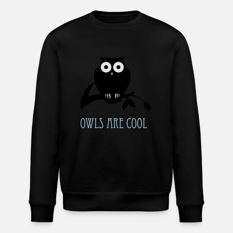 owls are cool - Sweat bio ROLLER Stanley/Stella Unisexe - noir