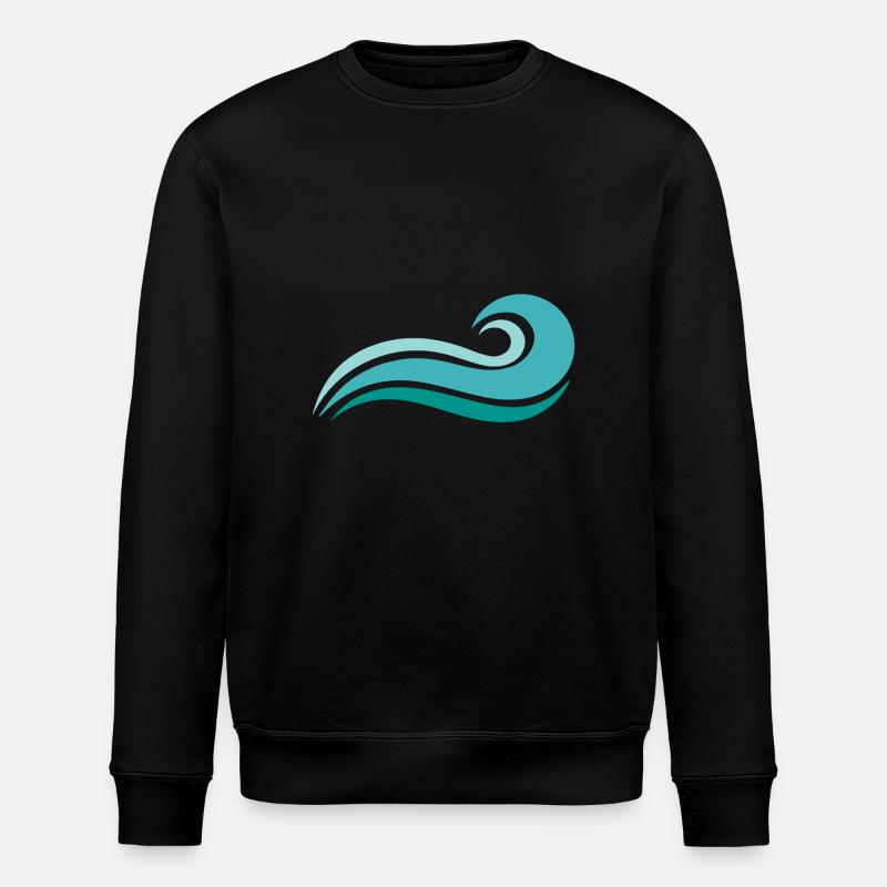 OCEAN - Sweat bio ROLLER Stanley/Stella Unisexe - noir