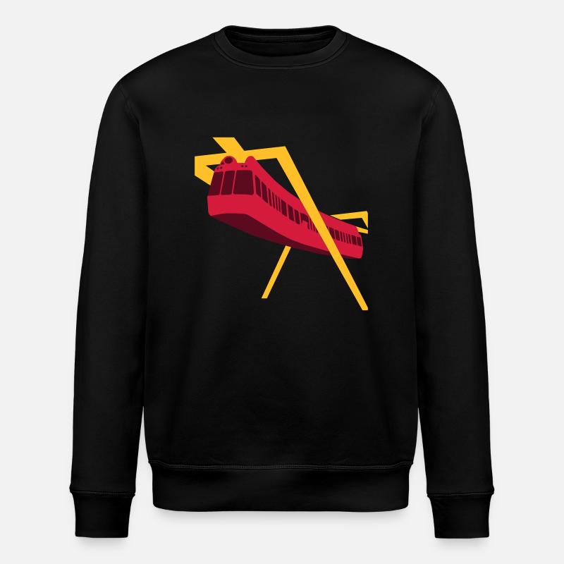 Aerobus Mannheim BUGA 1975 - Stanley/Stella Unisex Bio-Sweatshirt ROLLER - Schwarz