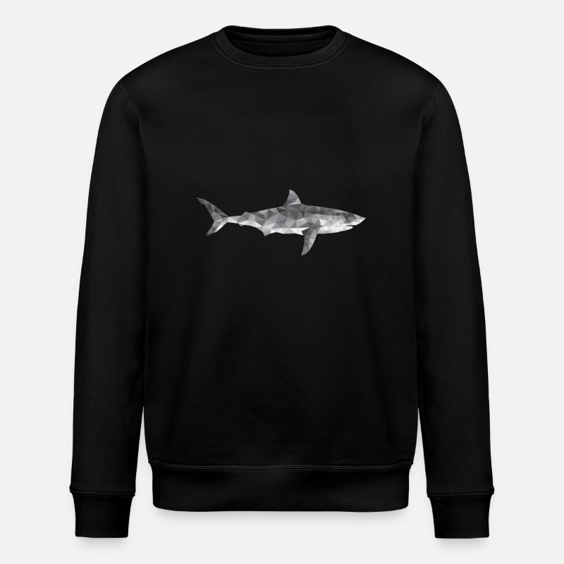 shark - Stanley/Stella ROLLER Unisex Organic Sweatshirt - black