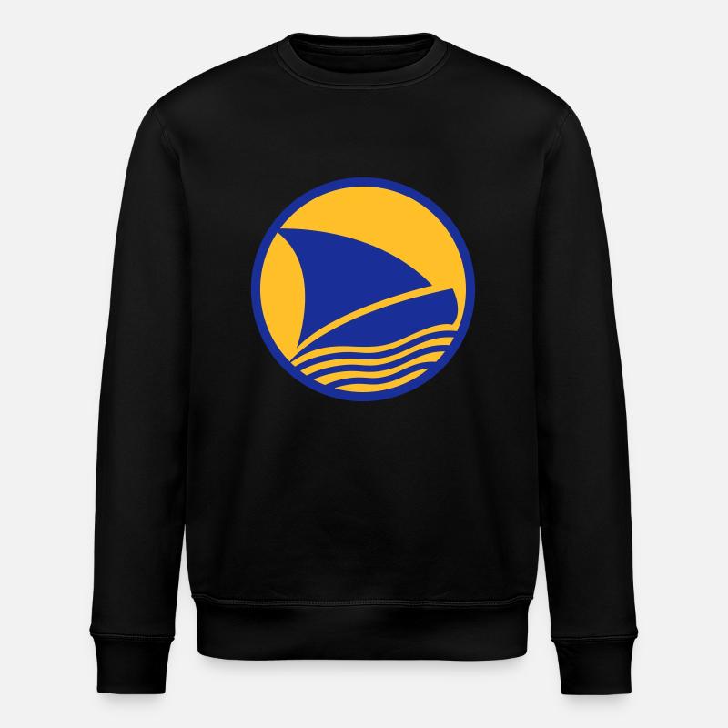 Sailingboat Logo - Sweat bio ROLLER Stanley/Stella Unisexe - noir