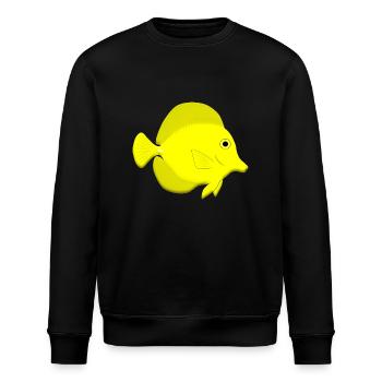 Hawaii-Doktor - Stanley/Stella Unisex Bio-Sweatshirt ROLLER - Schwarz - Vorne - Nik (191cm)