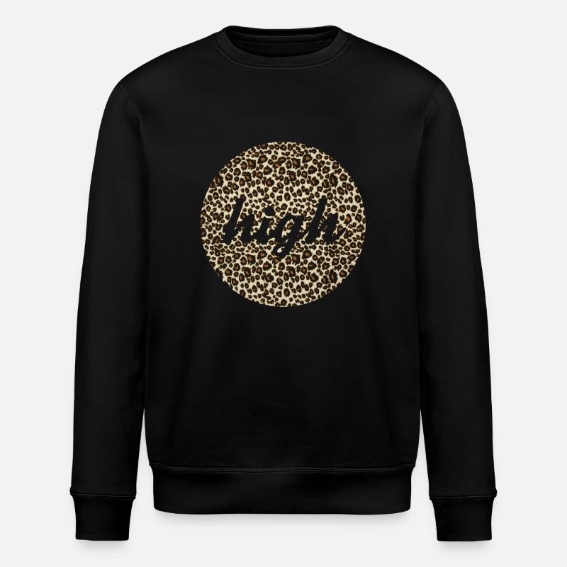 leo circle - Stanley/Stella ROLLER Unisex Organic Sweatshirt - black