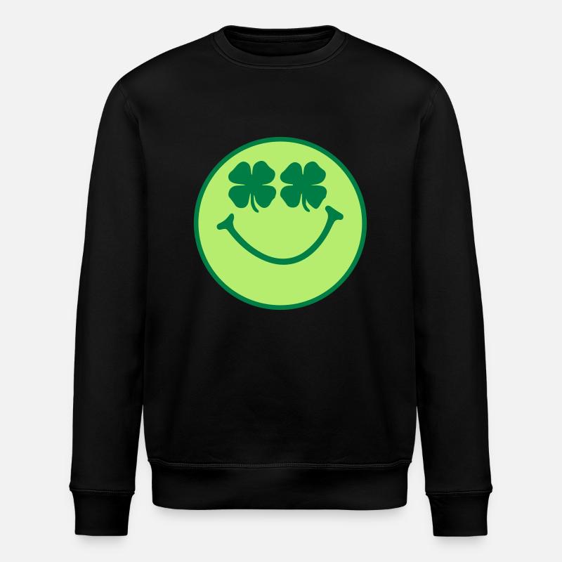 Smiley - Stanley/Stella Unisex Bio-Sweatshirt ROLLER - Schwarz