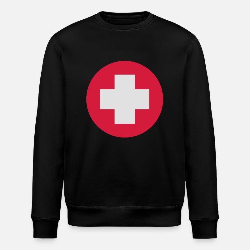 Kreuz - Stanley/Stella Unisex Bio-Sweatshirt ROLLER - Schwarz