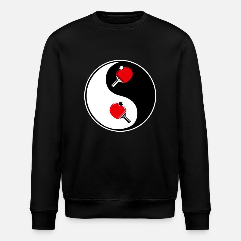 ping pong, yin yang team - Sweat bio ROLLER Stanley/Stella Unisexe - noir
