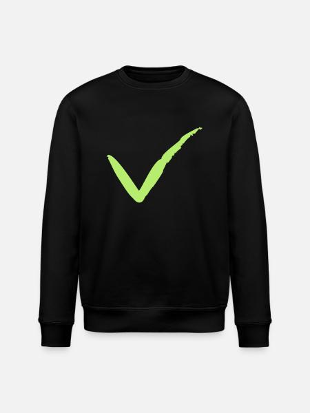 Stroke of the brush hook - Stanley/Stella ROLLER Unisex Organic Sweatshirt - black