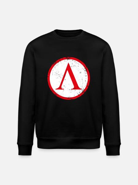 Spartan shield used - Stanley/Stella Unisex Bio-Sweatshirt ROLLER - Schwarz