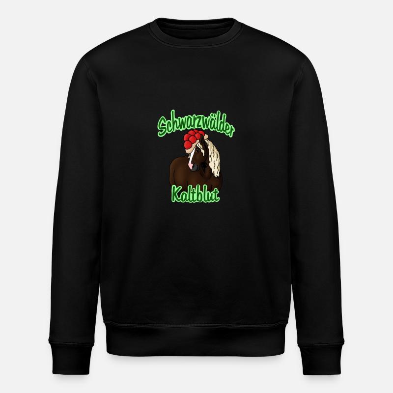 Schwarzwälder Kaltblut - Stanley/Stella Unisex Bio-Sweatshirt ROLLER - Schwarz