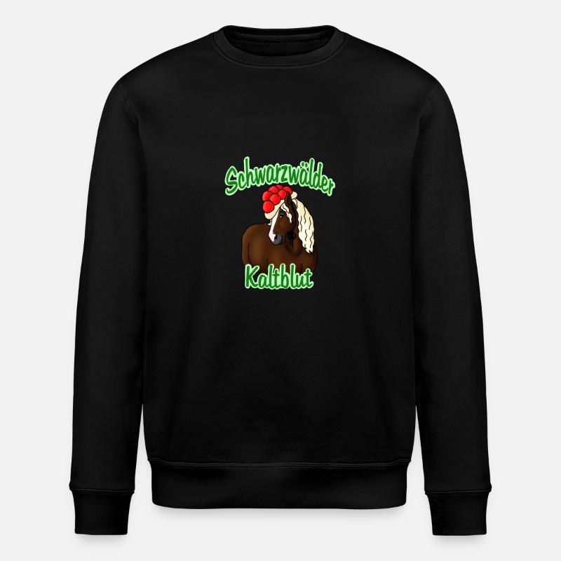Schwarzwälder Kaltblut - Stanley/Stella Unisex Bio-Sweatshirt ROLLER - Schwarz