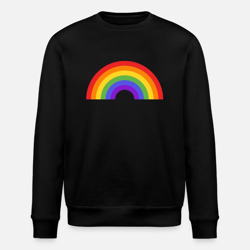 Regenbogen - Stanley/Stella Unisex Bio-Sweatshirt ROLLER - Schwarz