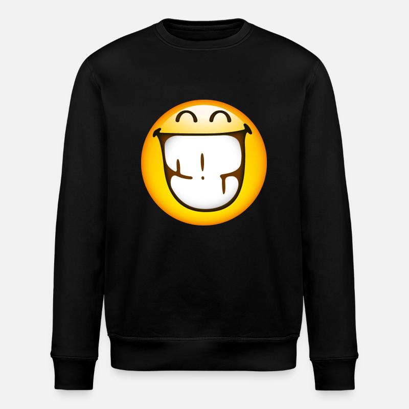 Smiley Glossy Happy Teeth - Sweat bio ROLLER Stanley/Stella Unisexe - noir