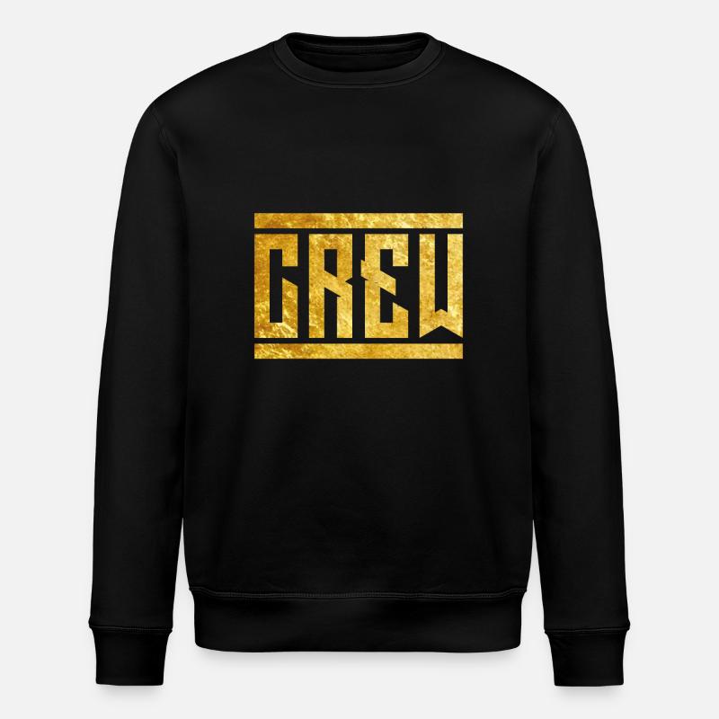 crew gold - Stanley/Stella Unisex Bio-Sweatshirt ROLLER - Schwarz