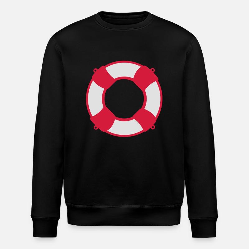 Bouée - Sweat bio ROLLER Stanley/Stella Unisexe - noir