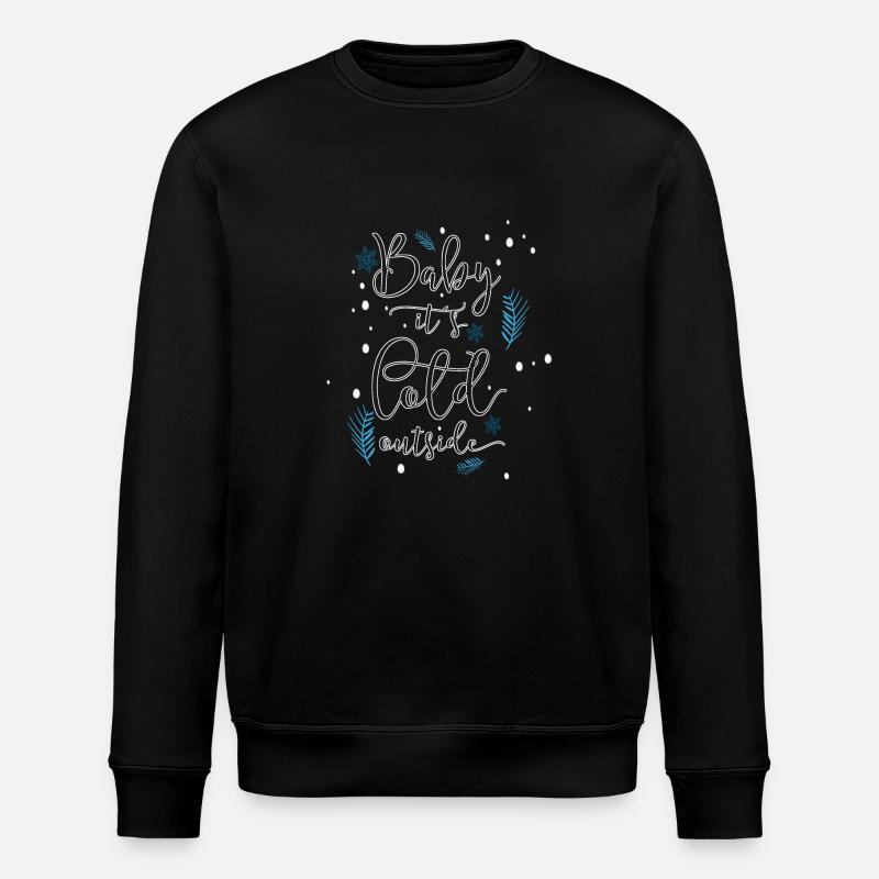baby_its_cold_2 - Stanley/Stella ROLLER Unisex Organic Sweatshirt - black