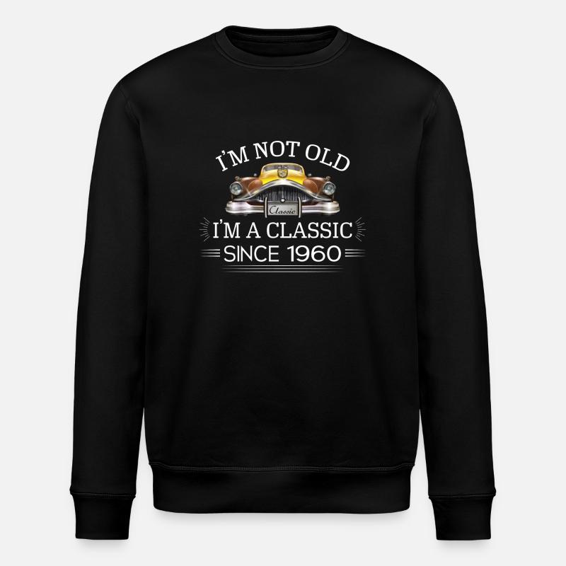 -Classic Since 1960- - Stanley/Stella ROLLER Unisex Organic Sweatshirt - black