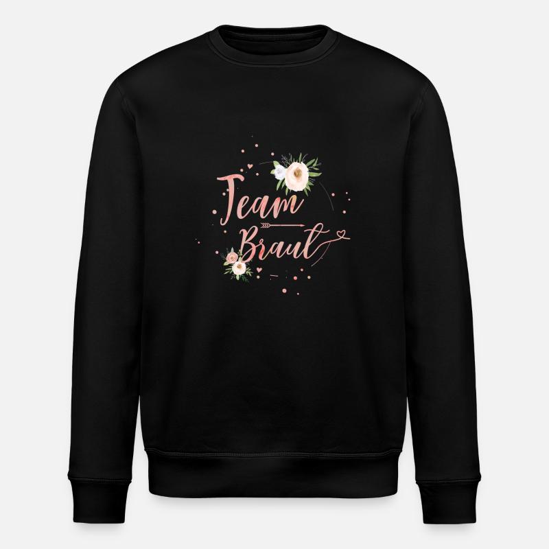 junggesellinnenabschied_lala_team_braut - Stanley/Stella Unisex Bio-Sweatshirt ROLLER - Schwarz