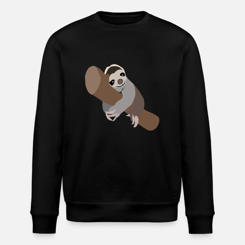 sloth - Stanley/Stella ROLLER Unisex Organic Sweatshirt - black