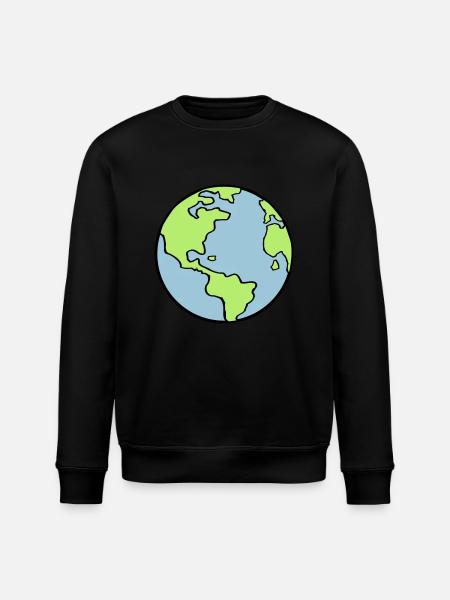 erde_002 - Stanley/Stella ROLLER Unisex Organic Sweatshirt - black
