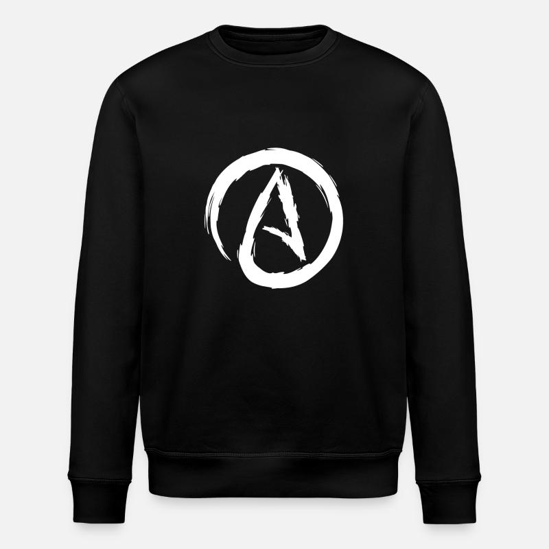 Symbole de l’athéisme athée - Sweat bio ROLLER Stanley/Stella Unisexe - noir