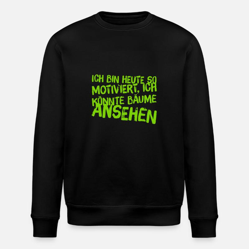 keine Motivation - Stanley/Stella Unisex Bio-Sweatshirt ROLLER - Schwarz