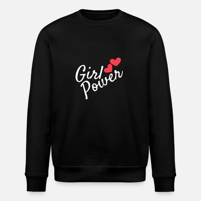 Girl Power - Stanley/Stella Unisex Bio-Sweatshirt ROLLER - Schwarz