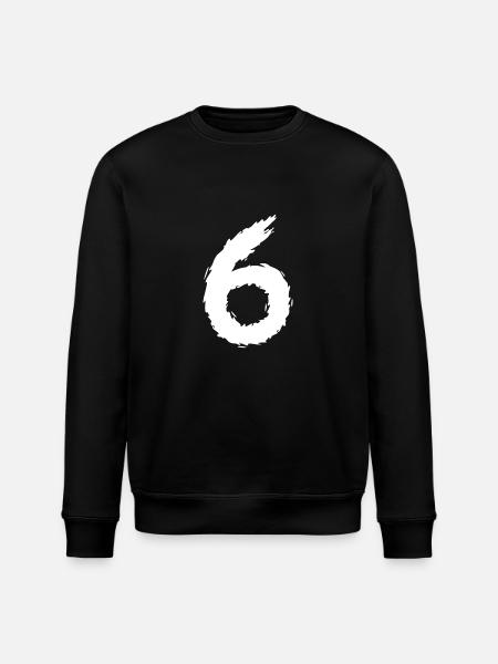 Number 6 - Stanley/Stella ROLLER Unisex Organic Sweatshirt - black